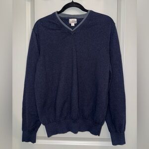 Merona Men's Dark Blue V-Neck Sweater